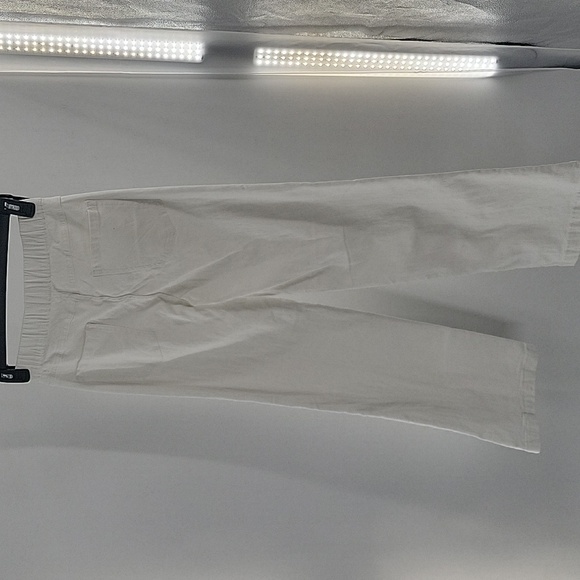 White Women's Wide-Leg Pants - Picture 11 of 16